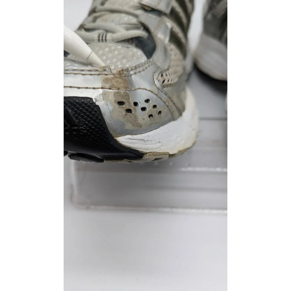 Adidas Mens Running Shoes Size 10 Gray Silver Black Athletic Sneakers